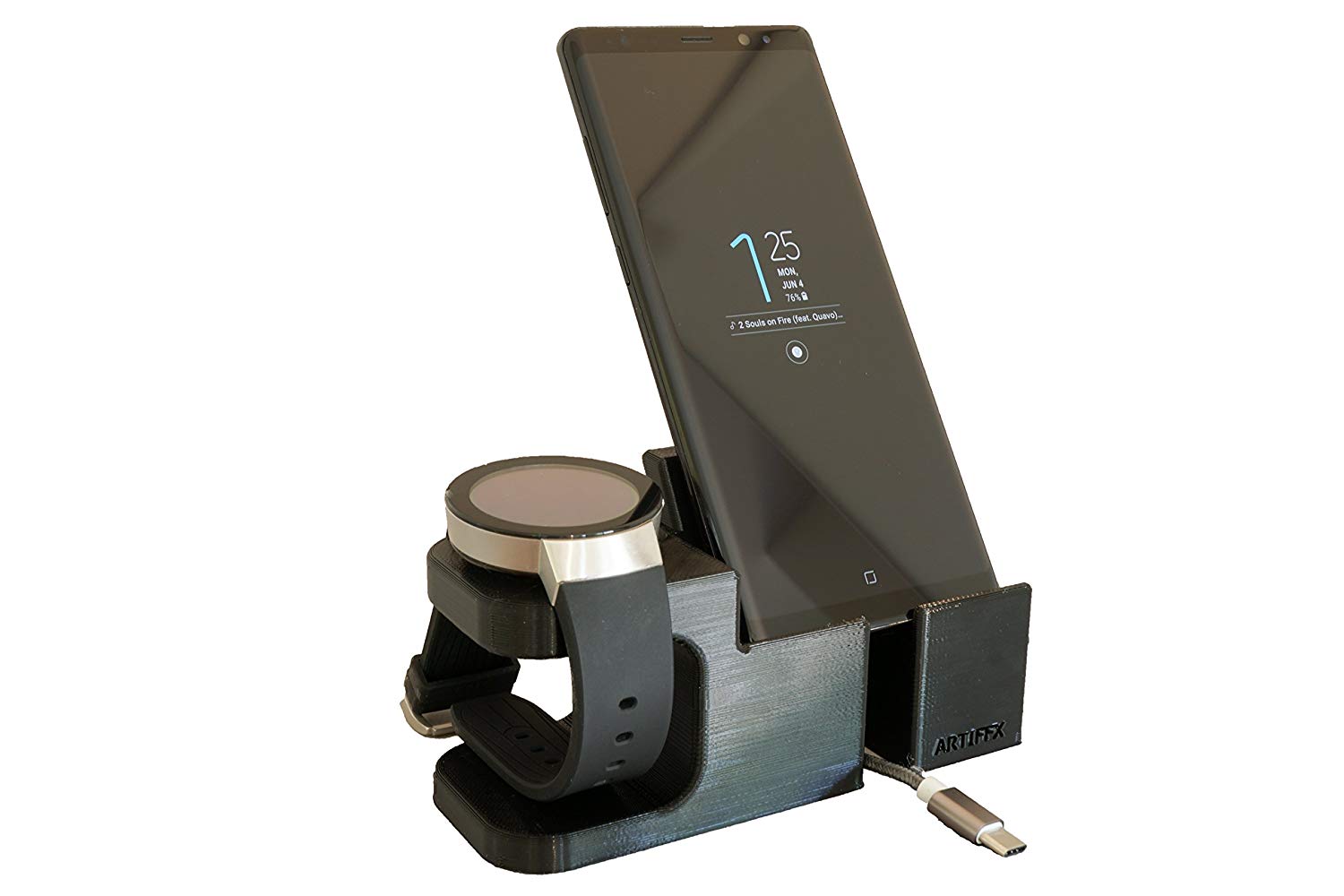 Artifex Design Stand Configured for Movado Smart Touch Smartwatch Charging Dock Combo - Artifex Design 3D