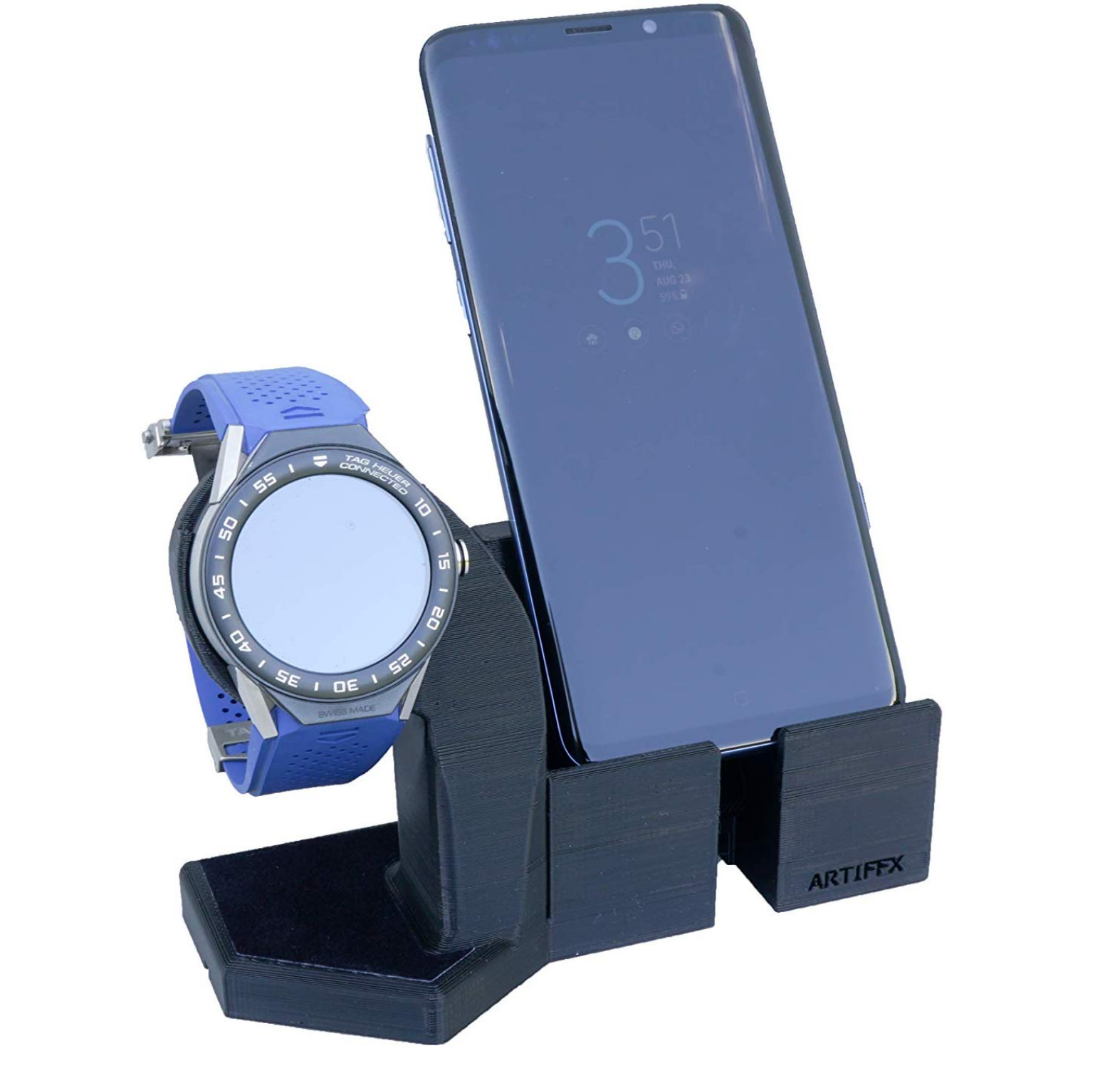 Artifex Design Stand for 2nd Generation TAG Heuer Connected Modular 45 Smartwatch, Phone Combo - Artifex Design 3D