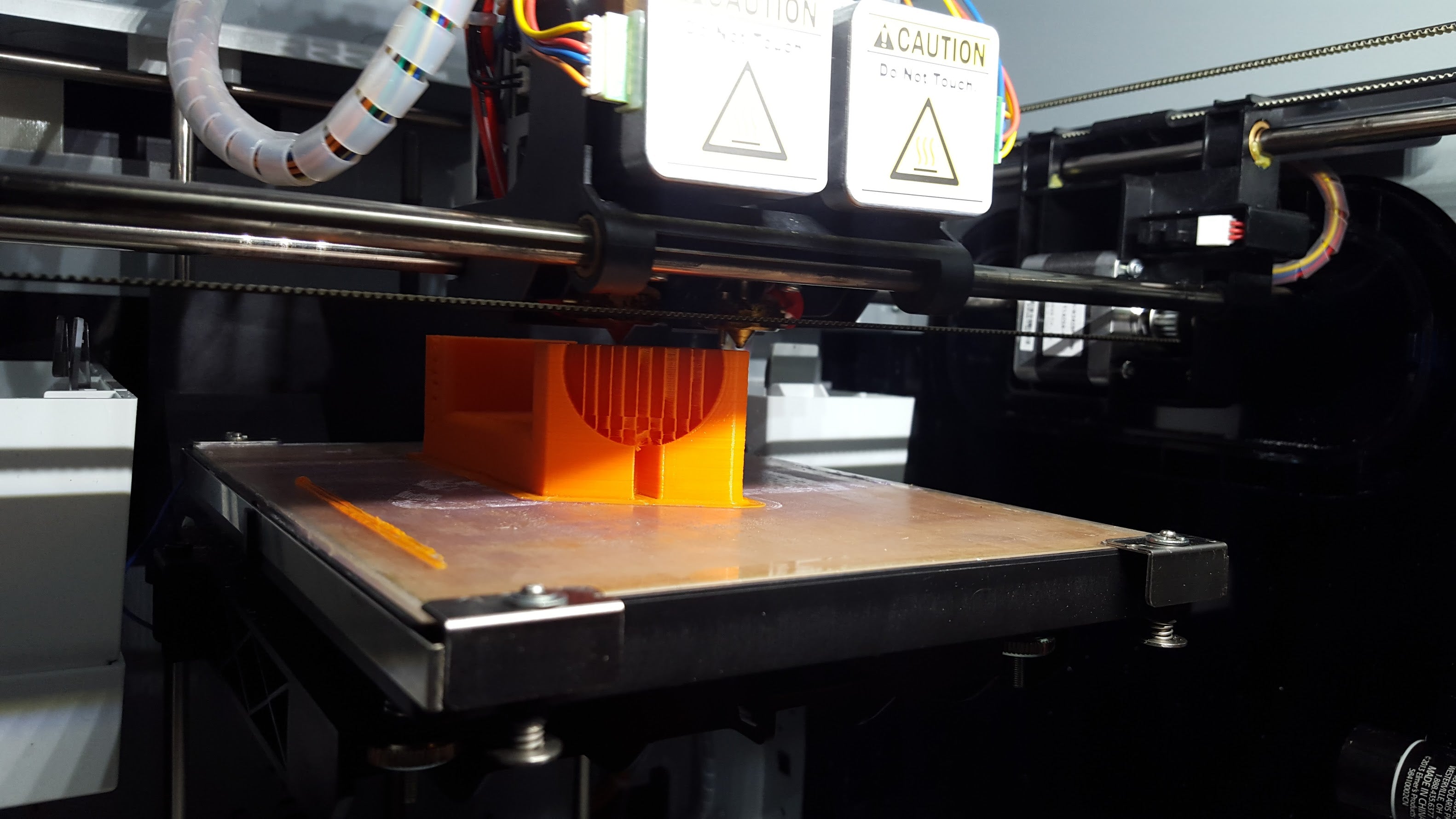 3D printer in action