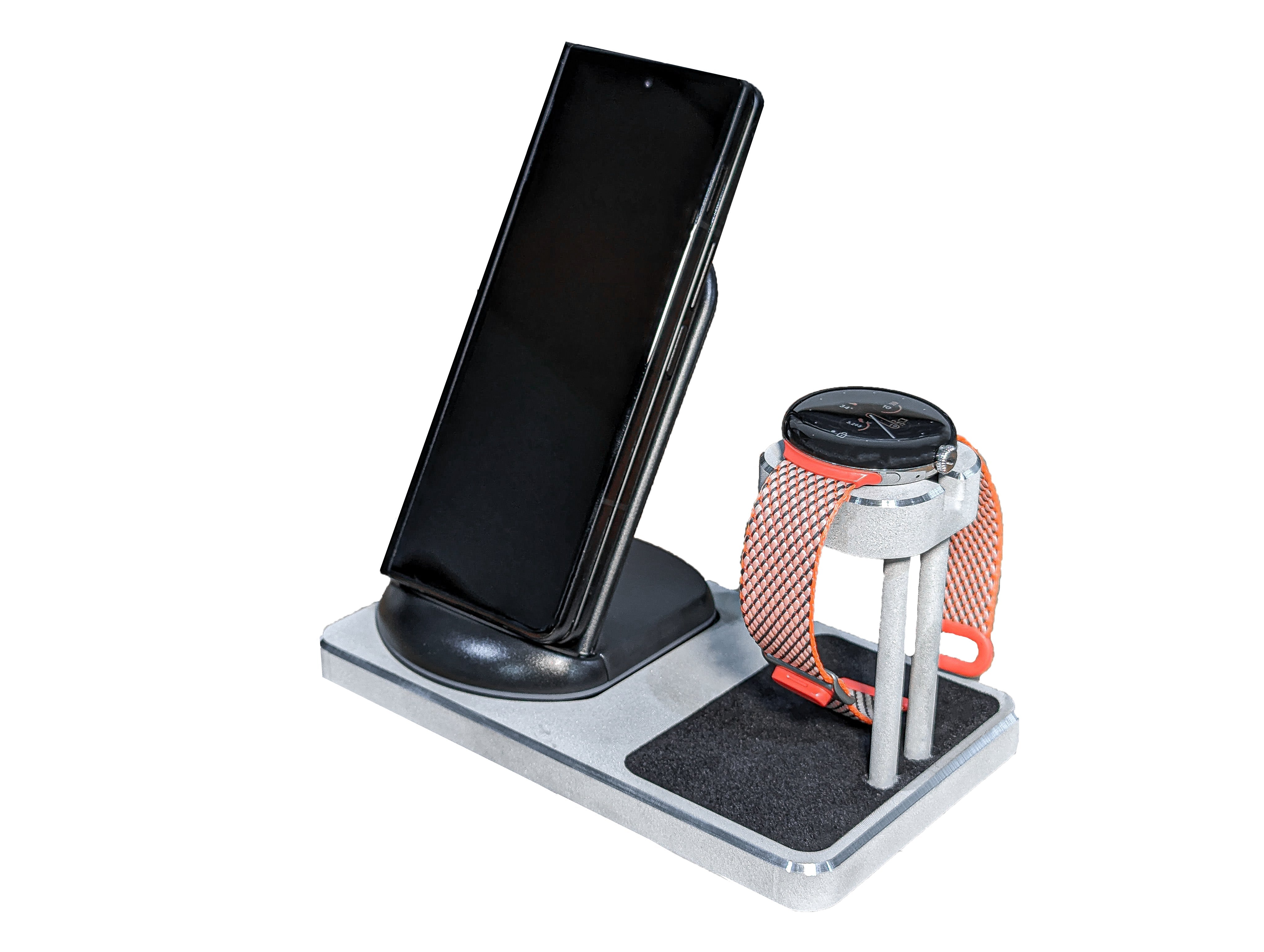 Louis Vuitton Tambour 1 and 2 Smartwatch Charging Stand (Phone Combo)