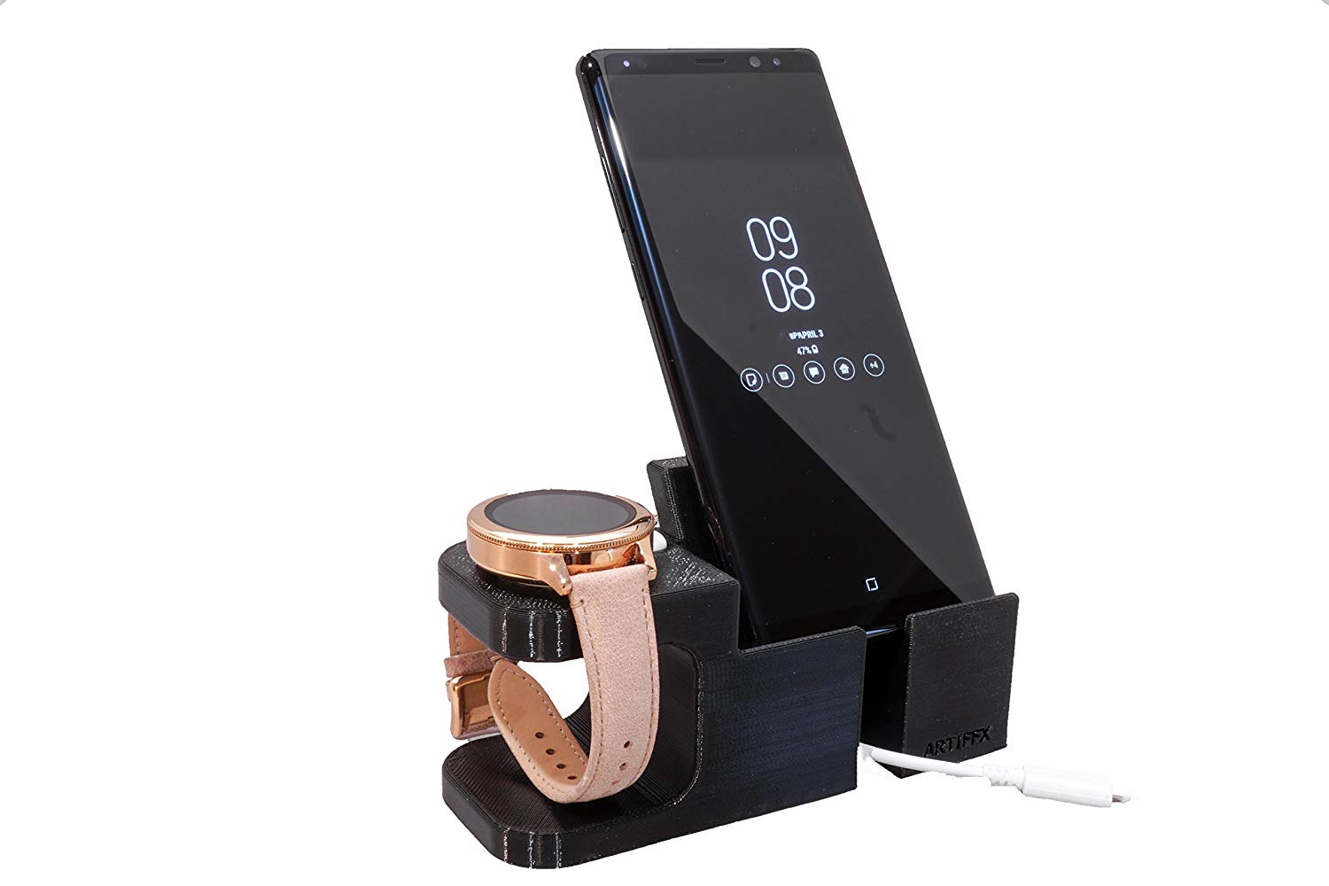 Fossil Q Marshal/ Gen3 / MK Bradshaw/ Skagen/ Emporio Armani/ Diesel/ Smartwatch Phone Combo by Artifex Design (Wireless charger) - Artifex Design 3D