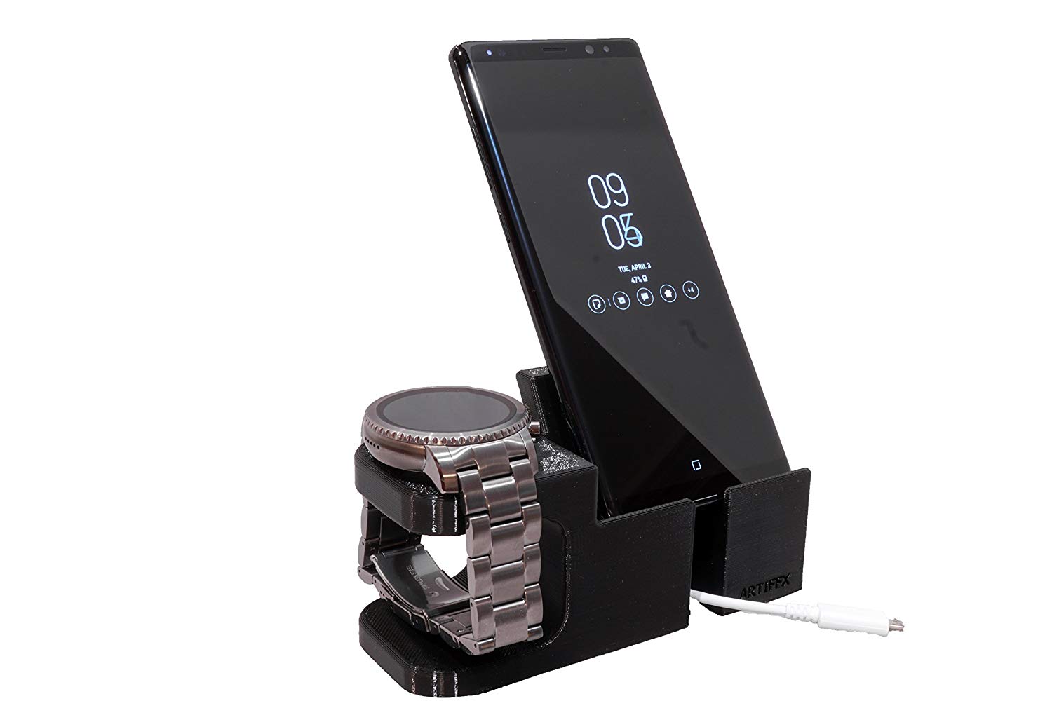 Fossil Q Marshal/ Gen3 / MK Bradshaw/ Skagen/ Emporio Armani/ Diesel/ Smartwatch Phone Combo by Artifex Design (Wireless charger) - Artifex Design 3D