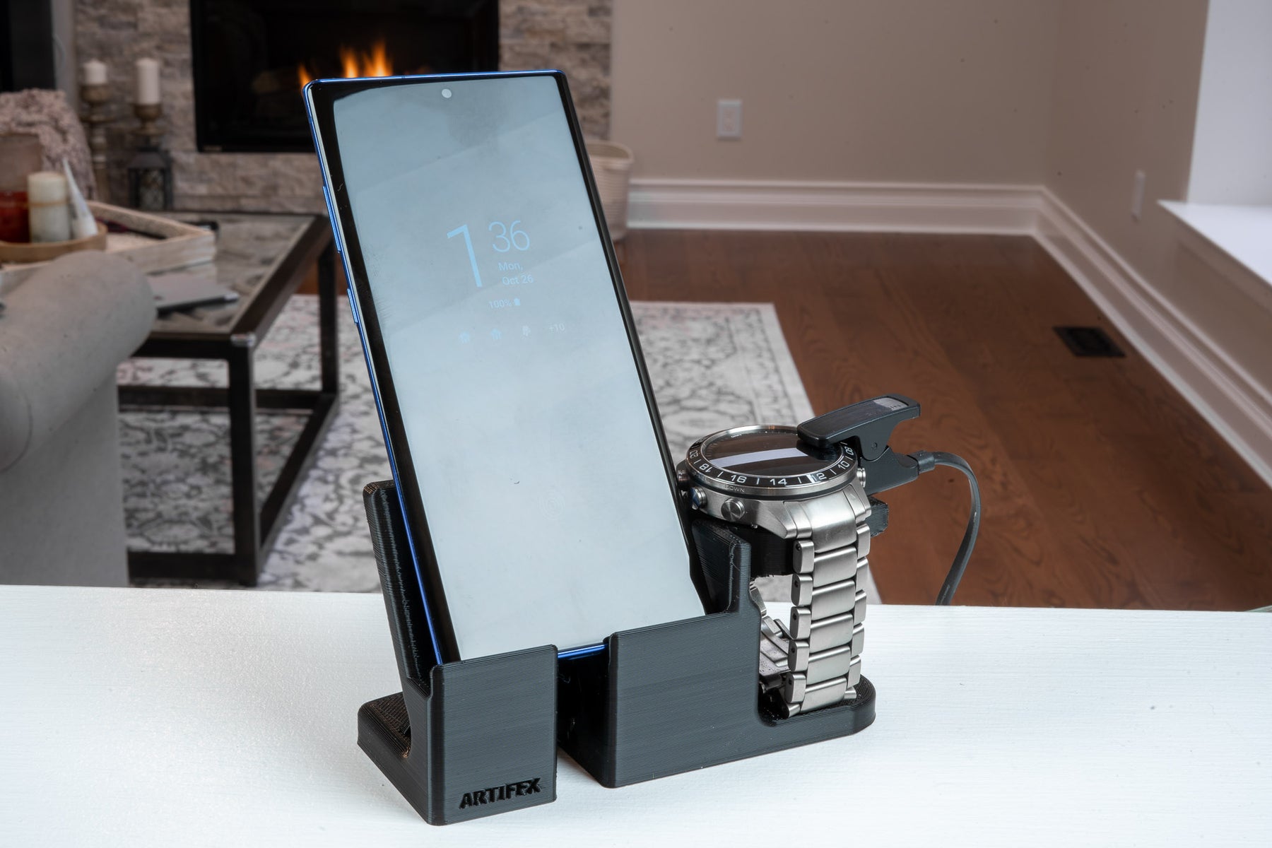 Artifex Design Stand Configured for Garmin MARQ Smartwatch Charging Stand Combo - Artifex Design 3D