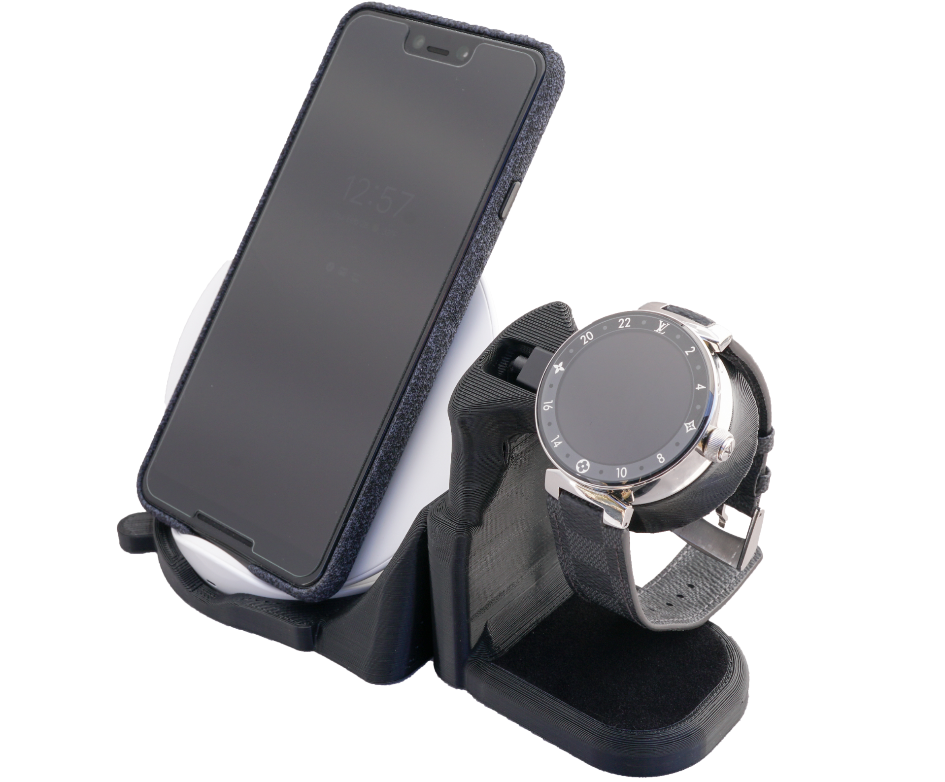 Artifex Design Stand Configured for Louis Vuitton Tambour Horizon Smartwatch Wireless Combo Stand - Artifex Design 3D