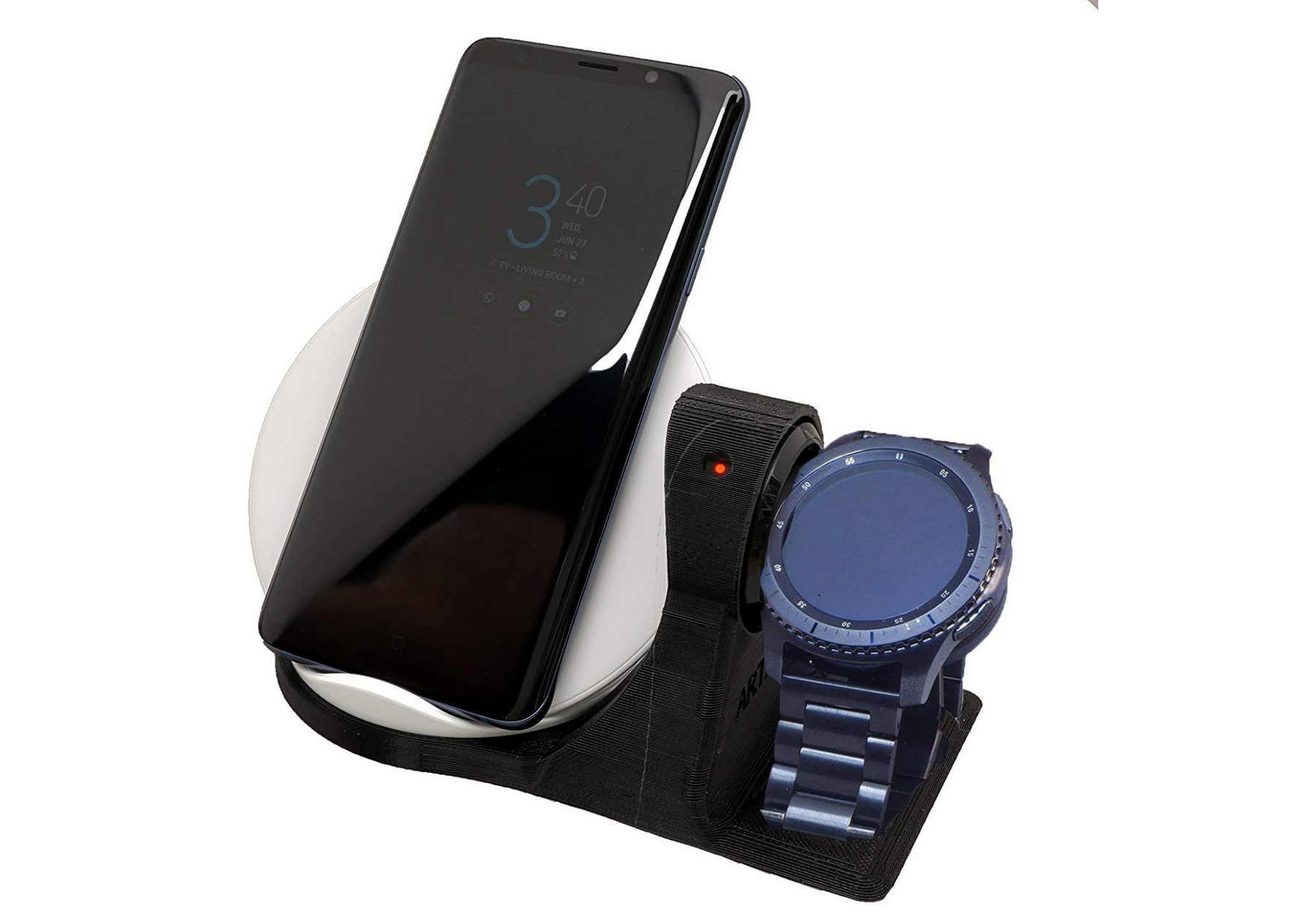 Artifex Design Stand Configured for Samsung Gear S3, Gear Sport, Galaxy Watch, 2018 Wireless Combo - Artifex Design 3D