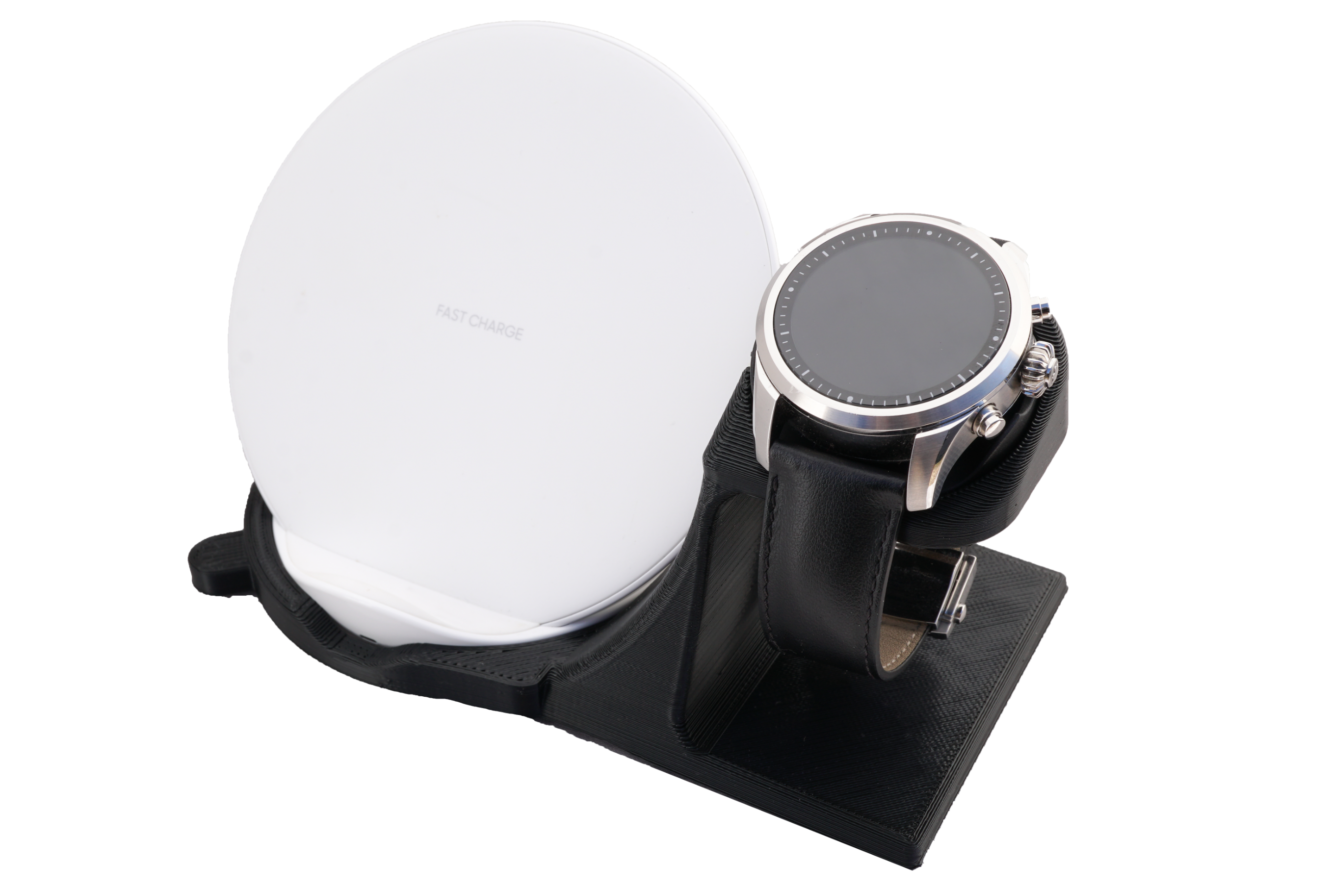 Artifex Design Stand Configured for MontBlanc Summit 2 Smartwatch Charging Stand Wireless Combo - Artifex Design 3D