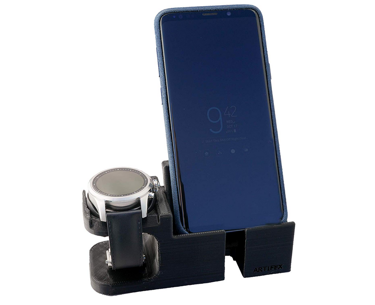 Artifex Design Stand Configured for MontBlanc Summit 2 Smartwatch Phone Combo - Artifex Design 3D