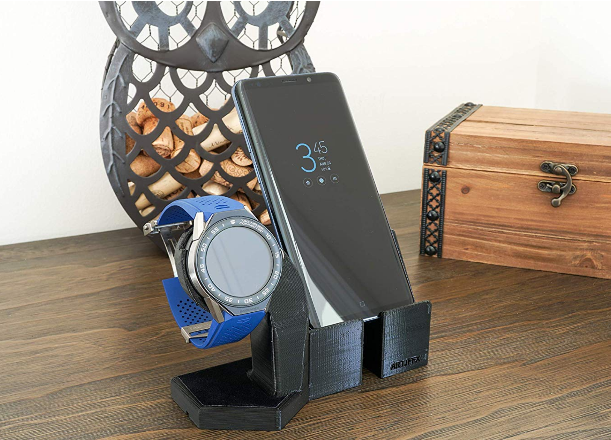 Artifex Design Stand for 2nd Generation TAG Heuer Connected Modular 45 Smartwatch, Phone Combo - Artifex Design 3D