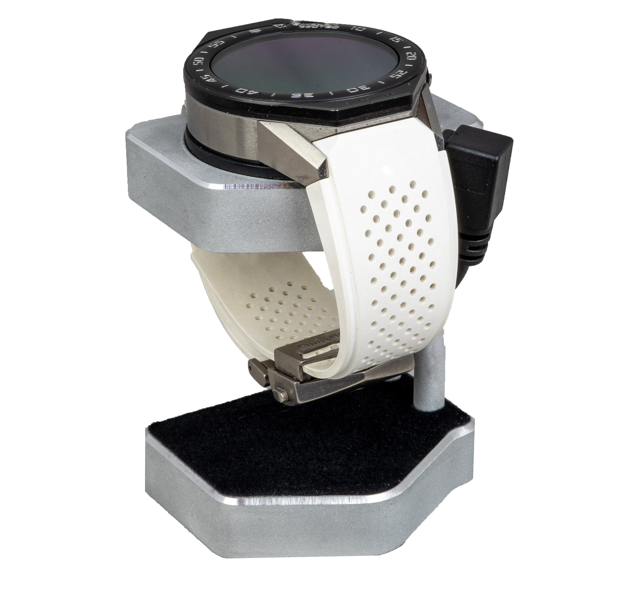 2nd Generation TAG Heuer Connected 45 Modular Aluminum Stand (Includes USB Cable) - Artifex Design 3D